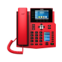 Fanvil X5U RED Gigabit IP Phone - Telefono IP Professionale con Bluetooth e PoE